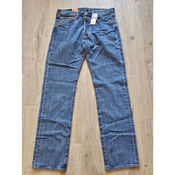 New With Tags Levi 501 XX Men's 32X34 Button Fly Jeans Blue Denim Straight Leg - Picture 1 of 12